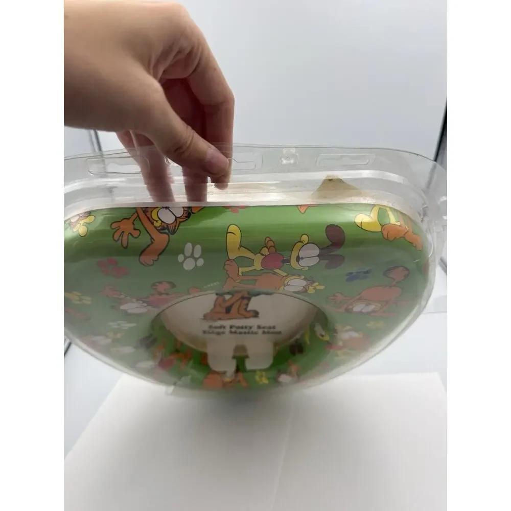 Vintage 1996 Garfield & Odie Soft Padded Potty Seat by Ginsey Industries